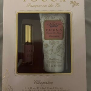 Tocca Cleopatra Hand Cream and Perfume Rollerball Set - Pink and Gold